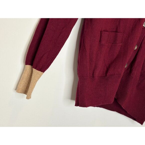 JCP Cotton Cashmere Modal Vneck Sweater Cardigan Size Small-Medium NEW L16 - Picture 11 of 12